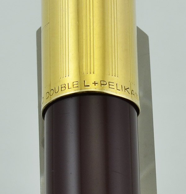 Pelikan P1 Fountain Pen (1958-63) - Dark Red, Gold Plated Cap
